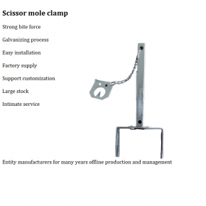 Scissor-type Galvanized trap ground rat trap field rat trap hamster mole clip