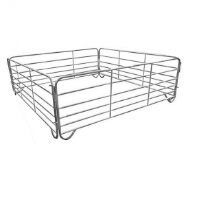 Galvanized cattle fence cattle fence on farm