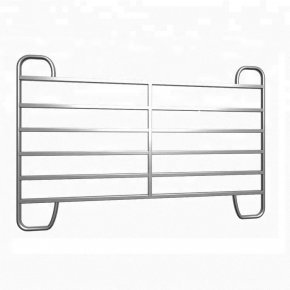 Galvanized cattle fence cattle fence on farm