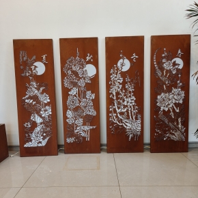 Corten Privacy Screen Fences