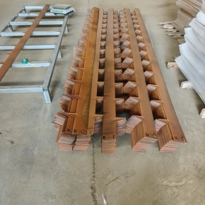 Rust Color Garden Insert Edge Steel Divider Tape Garden Insert Edge Retaining Board Garden Landscape Edge